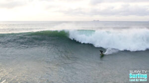 surfing photos and videos of big waves in San Diego 01-13-2023