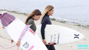 coral schuster and molly tuschen surfing photos and videos at lowers trestles beach
